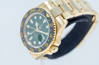 2011 Rolex 116718 Gold / Green Dial GMT Master II - Unpolished - Box / Papers