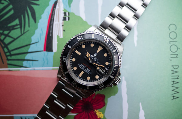 1971 Rolex 1680 "Red Sub" Submariner MKV Dial