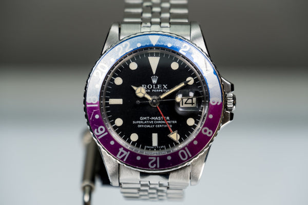 1968 Rolex GMT 1675 - Fuchsia MK1 Dial