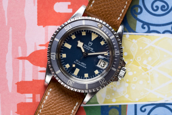 1976 Tudor Submariner Blue Snowflake 94010 with Faded Insert