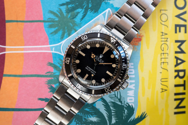 1981 Rolex Maxi III "Lollipop" 5513 Submariner - Unpolished w/ Box and Tags