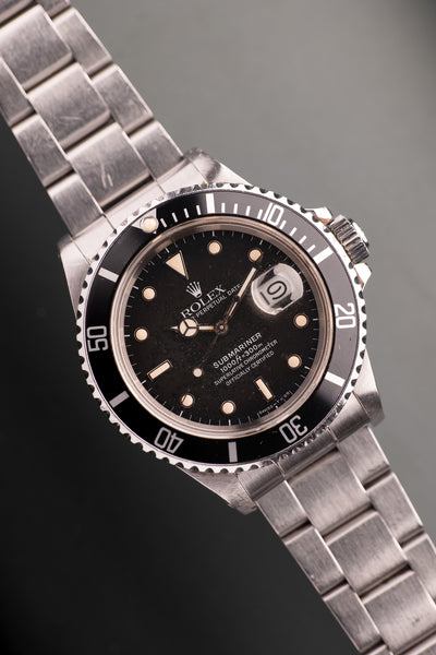 1987 Rolex 168000 Submariner  - Unpolished