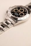 1996 Rolex 16520 Zenith Daytona - Black Dial w/ Papers