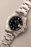 1998 Rolex 16570 black dial Explorer II Box and Papers - Unpolished