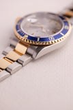 2003 Rolex 16613 Serti Dial Two-Tone Gold Submariner -Unpolished & Complete