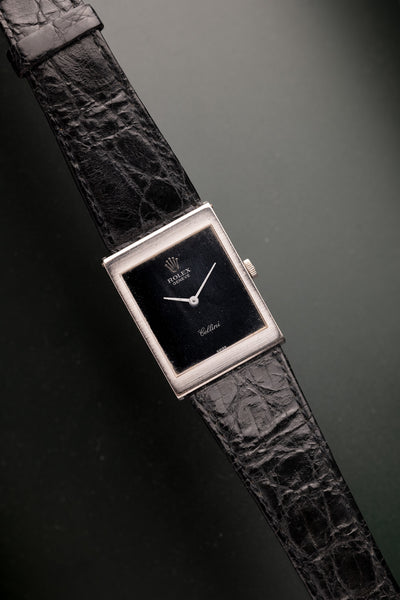 1973 Rolex Gold Cellini Black Dial