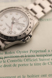 1993 Rolex 16570 Explorer II Polar dial - Unpolished w/ Papers