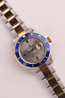 2003 Rolex 16613 Serti Dial Two-Tone Gold Submariner -Unpolished & Complete