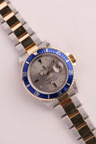 2003 Rolex 16613 Serti Dial Two-Tone Gold Submariner -Unpolished & Complete