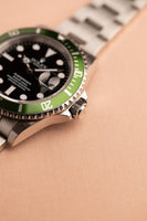 2003 16610LV Kermit “Flat-Four” Submariner - Box and Papers + Accessories