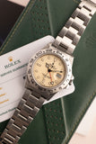 1988 Rolex 16550 Cream Panna Dial Explorer II - Box and Service Papers - Unpolished