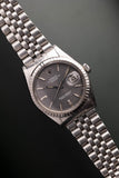 1972 Rolex 1603 Datejust Grey Sunburst Dial