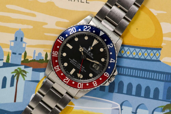 1981 Rolex 16750 Matte Dial Pepsi GMT