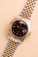 1984 16753 Rootbeer Nipple dial GMT - Unpolished