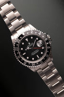 2000 Rolex 16710 GMT-Master II  Black Insert- Unpolished