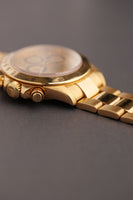 1987 Rolex 16528 Zenith Gold Daytona w/ Champagne Floating “Cosmograph” Dial - Unpolished