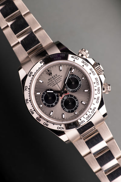 2020 Rolex 116509 White Gold Grey Dial Daytona - Complete Set