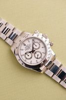 2006 Rolex 116520 White Dial Daytona - Box and Papers & Unpolished