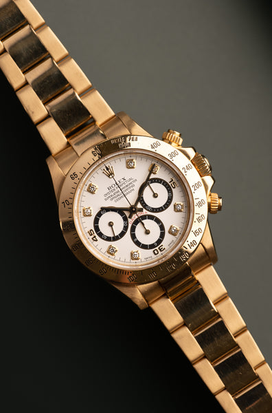 1996 Rolex 16528 Daytona - “White Inverted 6” Diamond Dial
