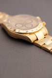 1987 Rolex 16528 Zenith Gold Daytona w/ Champagne Floating “Cosmograph” Dial - Unpolished