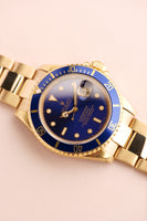 1989 Rolex 16618 Submariner w/ Tropical Blue Dial