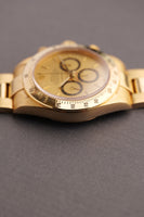 1987 Rolex 16528 Zenith Gold Daytona w/ Champagne Floating “Cosmograph” Dial - Unpolished
