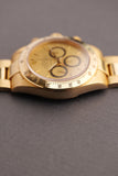 1987 Rolex 16528 Zenith Gold Daytona w/ Champagne Floating “Cosmograph” Dial - Unpolished