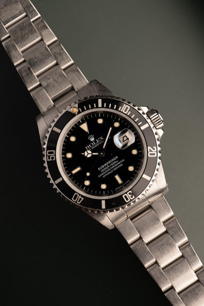 1991 Rolex 16610 Submariner w/ Papers - Unpolished