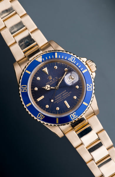 1981 Rolex 16808 Blue Nipple Dial Submariner