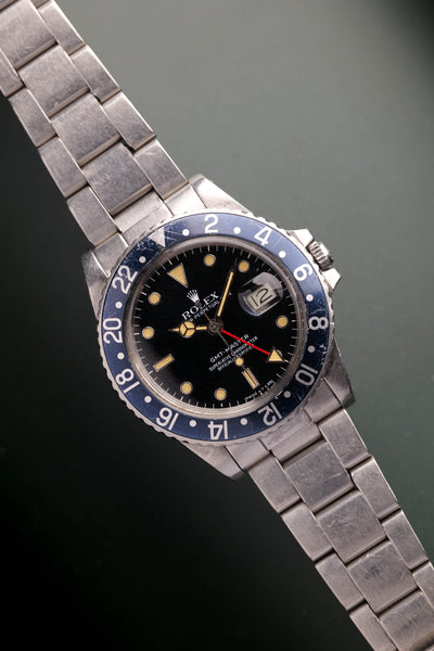 1984 Rolex 16750 GMT - Pumpkin Unpolished
