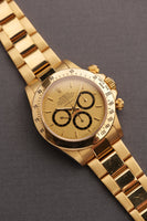 1987 Rolex 16528 Zenith Gold Daytona w/ Champagne Floating “Cosmograph” Dial - Unpolished