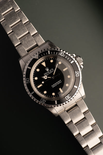 1988 Rolex 5513 Submariner - White Gold Surround Dial