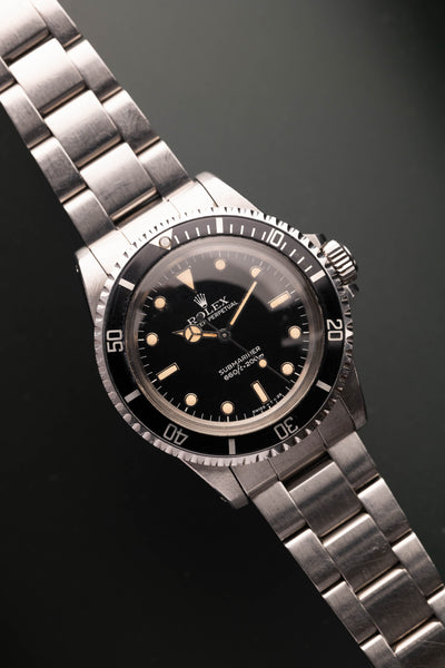 1985 Rolex 5513 Unpolished Transitional Submariner