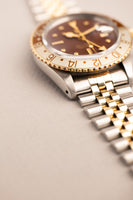 1973 Rolex 1675 Rootbeer GMT - Oxblood Nipple Dial