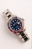 2019 Rolex 126719BLRO (126719) White Gold GMT w/ Blue Dial : Full Set