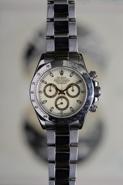 2000 Rolex 116520 “Panna Cotta” Daytona - Box &amp; Papers