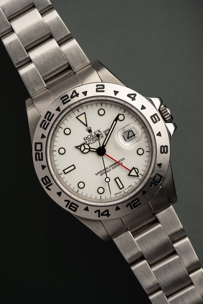 1987 Rolex 16550 Explorer II Polar Dial