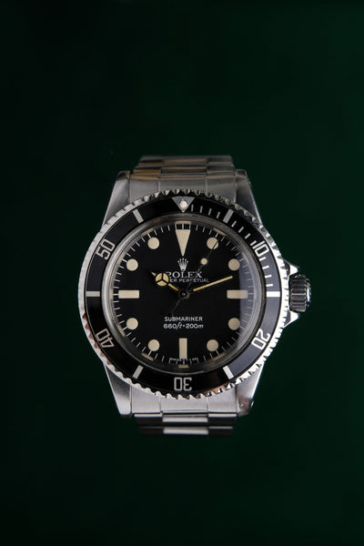 1980 Rolex 5513 Maxi IV dial Submariner