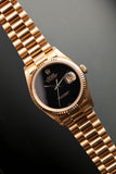 1984 Rolex 16018 Onyx Datejust - Gold Unpolished