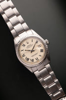 1969 Rolex 1603 Cream-Roman Buckley Dial  Datejust