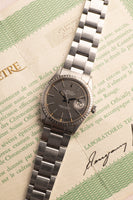 1970 Rolex 1603 Datejust ghost grey dial - w/ Guarantee Papers