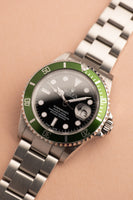 2003 16610LV Kermit “Flat-Four” Submariner - Box and Papers + Accessories