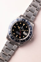 1984 Rolex 16750 GMT - Pumpkin Unpolished