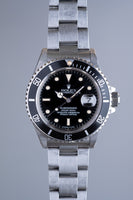 1985 Rolex 16800 Spider Dial Submariner - Unpolished
