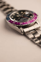 1969 Rolex Fuchsia 1675 GMT w/ Mk0.5  Day Glow Dial. Box & Papers