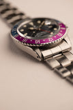 1969 Rolex Fuchsia 1675 GMT w/ Mk0.5  Day Glow Dial. Box & Papers