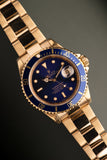 1989 Rolex 16618 Submariner w/ Tropical Blue Dial