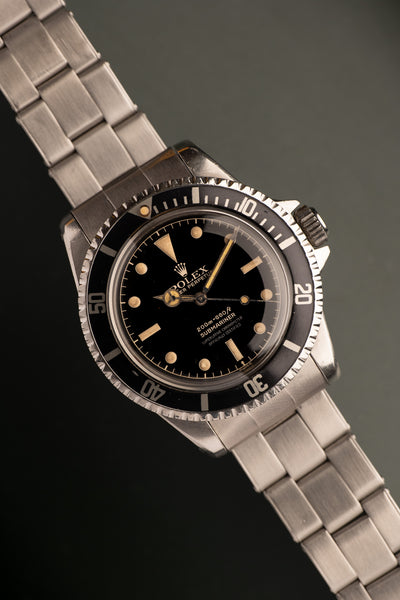 1962 Rolex Gilt Chapter-ring Exclamation 5512 Submariner - Unpolished w/ Papers