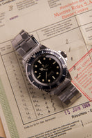1966 Rolex Gilt 5512 Submariner w/ Chronometres Certificate