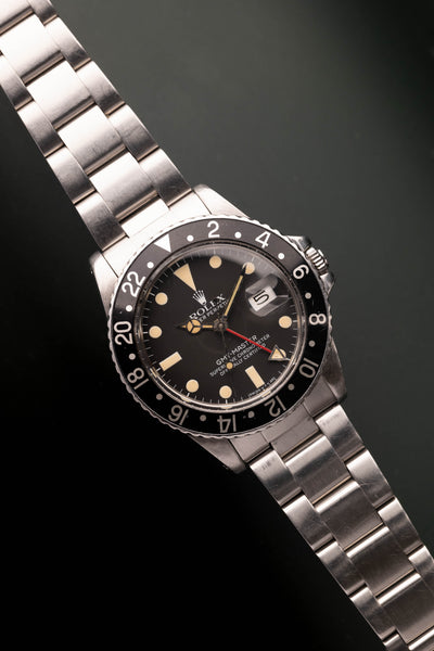 1981 Rolex 16750 GMT Black Insert